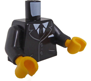 LEGO Schwarz Bank Secretary Minifigure Minifig Torso (973 / 76382)