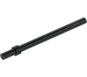 LEGO Black Bar 6 with Thick Stop (28921 / 63965)