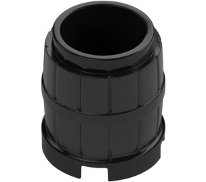 LEGO Black Barrel 2 x 2 x 1.7 (2489 / 26170)