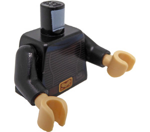 LEGO Sort Barriss Offee (fra Sæt 9491) Torso (973 / 76382)