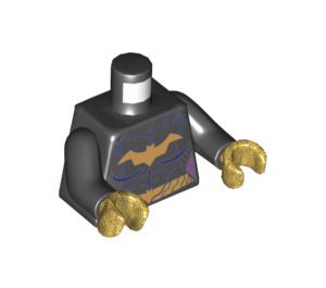 LEGO Black Batgirl Minifig Torso (973 / 76382)