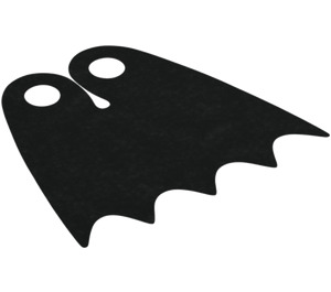 LEGO Black Batman Cape with 5 Points and Normal Fabric (21845 / 56630)