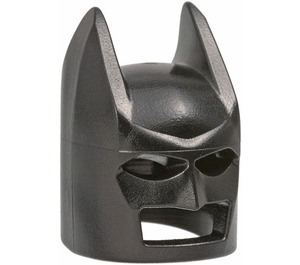 LEGO Černá Batman Cowl Maska bez úhlových uší (55704)