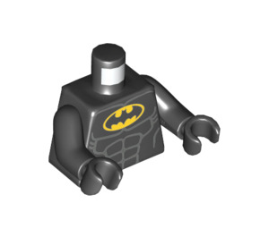 LEGO Zwart Batman Torso zonder Riem (76382 / 88585)