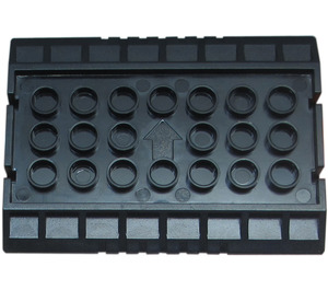 LEGO Black Battery Cover for Manas Motor Brick with Infrared Receiver (23325)