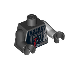 LEGO Black Battle Damaged Darth Vader Torso (973 / 76382)