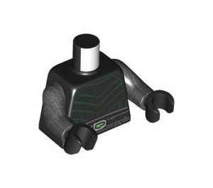 LEGO Black Baylan Skoll Minifig Torso (973 / 76382)
