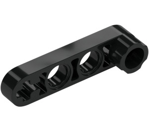 LEGO Black Beam 1 x 4 x 0.5 (2825 / 32006)