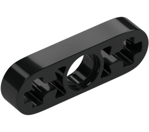 LEGO Black Beam 3 x 0.5 Thin with Axle Holes (6632 / 65123)