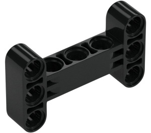 LEGO Svart Bjelke 3 x 5 I Ramme (14720)