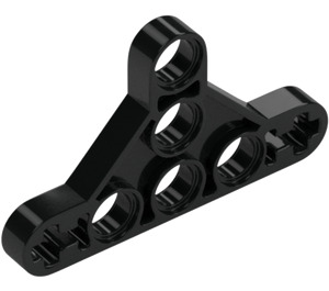 LEGO Black Beam 3 x 5 x 0.5 Triangle Thin Type 2 (65193 / 99773)