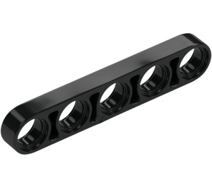 LEGO Black Beam 5 x 0.5 Thin (32017)