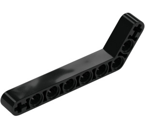 LEGO Black Beam Bent 53 Degrees, 3 and 7 Holes (32271 / 42160)