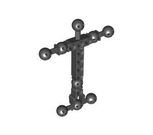 LEGO Black Beam Torso 9 x 11 with Ball Joints (90623)