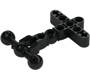 LEGO Noir Faisceau Torse avec Beams et Balle Joints (24010)