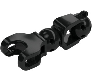 LEGO Black Beam with Ball Socket and Two Joints (90617)