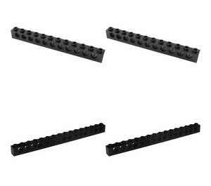 LEGO Black beams Set 1223-1