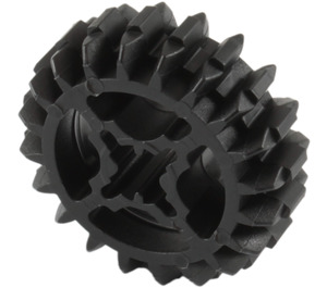 LEGO Black Bevel Gear with 20 Teeth Unreinforced (32269)