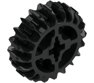 LEGO Black Bevel Gear with 20 Teeth Unreinforced (32269)