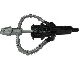 LEGO Black Bionicle Hordika  Weapon with Flat Silver Flexible Arrow (50937)