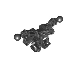 LEGO Schwarz Bionicle Torso 5 x 11 x 3 mit Ball Joints (53564)