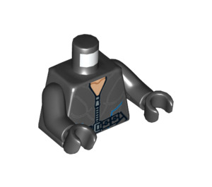 LEGO Black Black Widow Torso (973 / 76382)