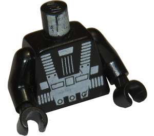 LEGO Zwart Blacktron Torso (973)