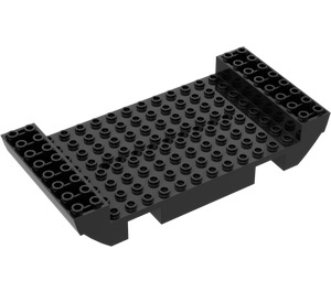 LEGO Svart Båt Bas 8 x 16 (2560)