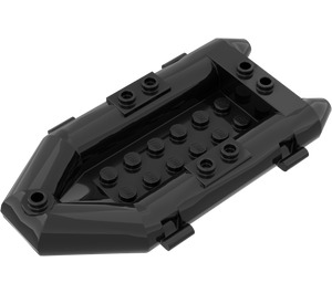 LEGO Black Boat Inflatable 12 x 6 x 1.33 (30086 / 75977)