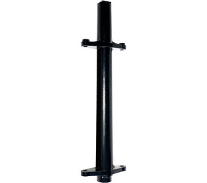 LEGO Negro Barco Mast 2 x 2 x 13 sin conector inferior