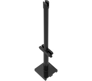 LEGO Schwarz Boot Mast Hinged mit 2 Stummel auf Both Seiten (4318)