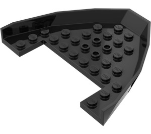 LEGO Zwart Boot Top 8 x 10 (2623)