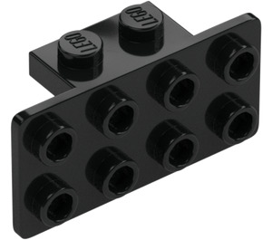 LEGO Black Bracket 1 x 2 - 2 x 4 (21731 / 93274)