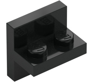 LEGO Negro Soporte 1 x 2 con Vertical Plana 2 x 2 (41682)