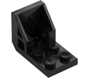 LEGO Black Bracket 2 x 3 - 2 x 2 (4598)