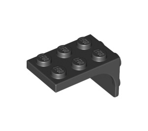 LEGO Schwarz Halterung 3 x 2 mit Platte 2 x 2 Downwards (69906)