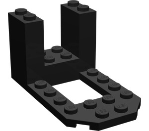 LEGO Black Bracket 4 x 7 x 3 (30250)