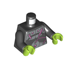 LEGO Black Brainiac Minifig Torso (973 / 76382)