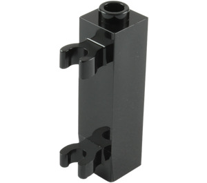 LEGO Black Brick 1 x 1 x 3 with Vertical Clips (Hollow Stud) (42944 / 60583)