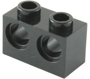 LEGO Black Brick 1 x 2 with 2 Holes (32000)