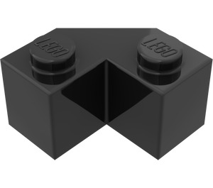 LEGO Black Brick 2 x 2 Facet (87620)