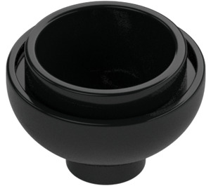 LEGO Black Brick 2 x 2 Round Dome Inverted (15395)