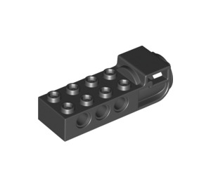 LEGO Black Brick 2 x 4 with Launch Socket (18585)