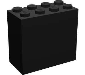 LEGO Noir Brique 2 x 4 x 3 (30144)