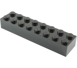 LEGO Zwart Steen 2 x 8 (3007 / 93888)