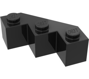 LEGO Schwarz Backstein 3 x 3 Facet (2462)