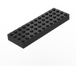 LEGO Zwart Steen 4 x 12 (4202 / 60033)