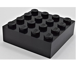 LEGO Noir Brique 4 x 4 avec Aimant (49555)