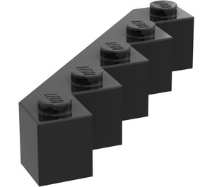 LEGO Black Brick 5 x 5 Facet (6107)