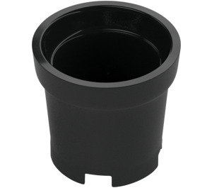 LEGO Black Bucket without Handle Holes (18742)